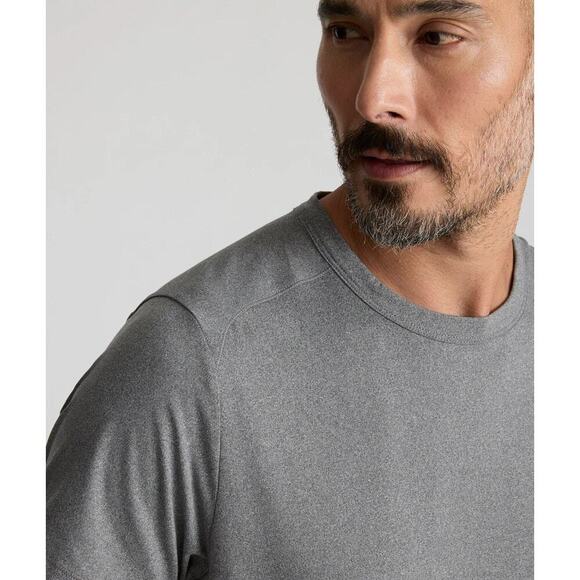 UNTUCKit Men's Gray Short Sleeve Crew Neck Performance T-Shirt Size Medium - Picture 3 of 7